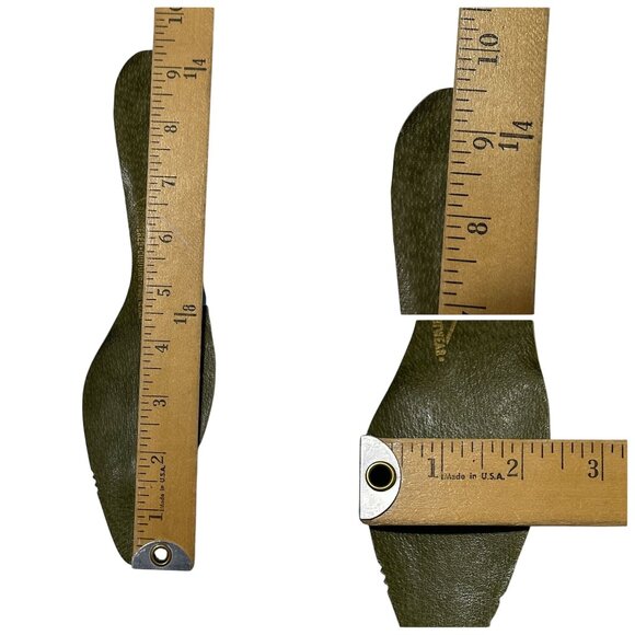 Vintage 1950s Mr. Herbert Ivory Leather Cutout Pumps Couture Footgear - Picture 12 of 12